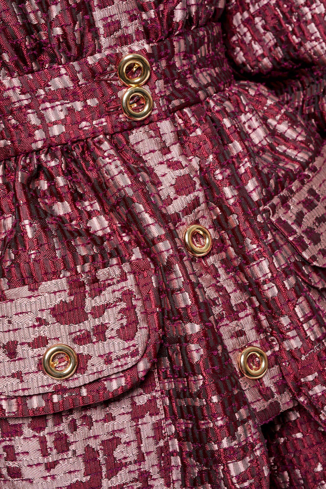 BUTTON-FRONT BLOUSE WITH LONG SLEEVES