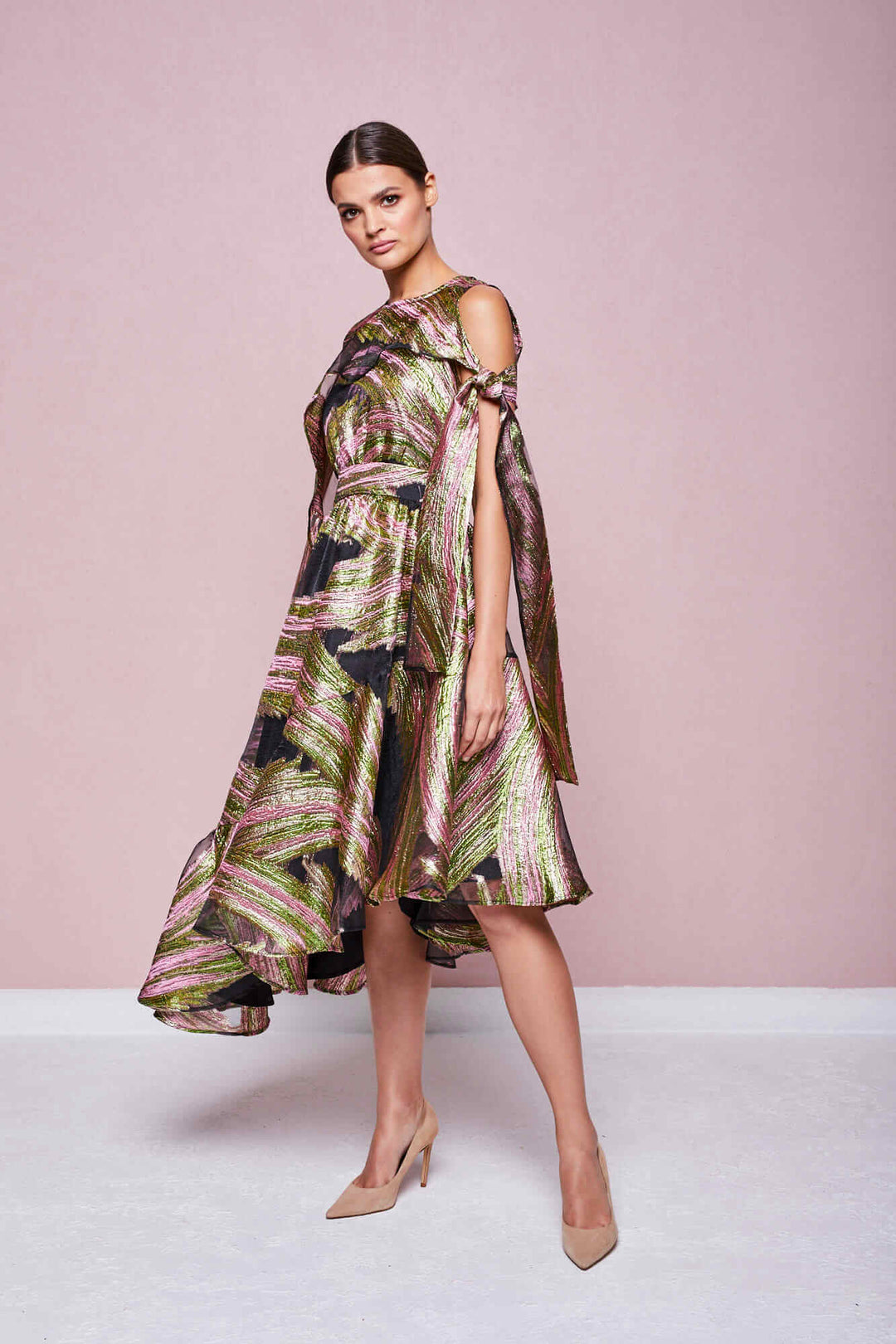 ASYMMETRICAL ONE-SHOULDER DRESS
