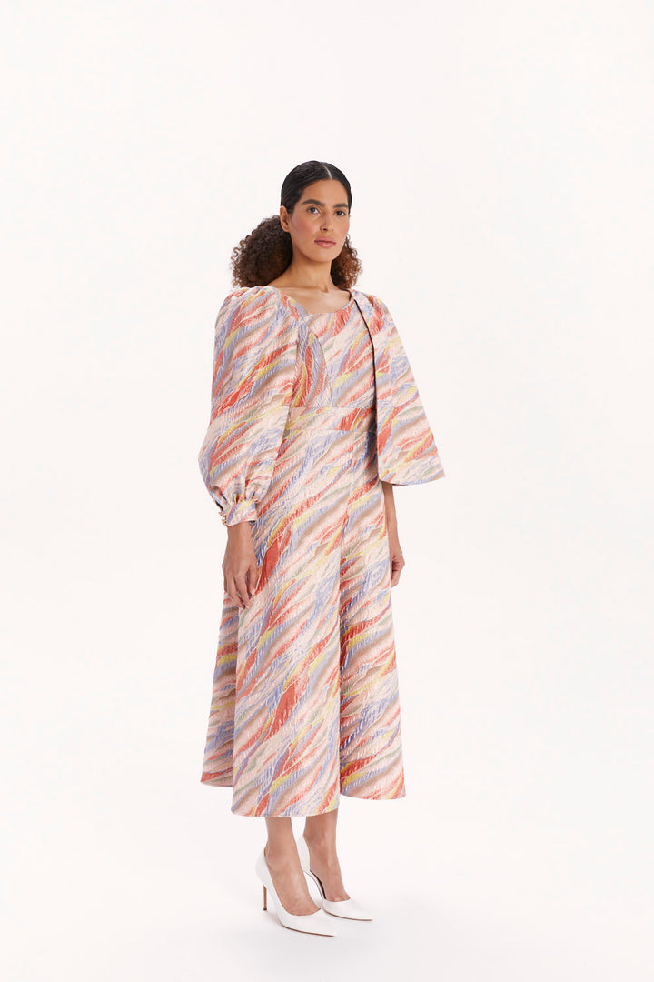 JUMPSUIT WITH WIDE LEGS AND AN ASYMMETRICAL NECKLINE