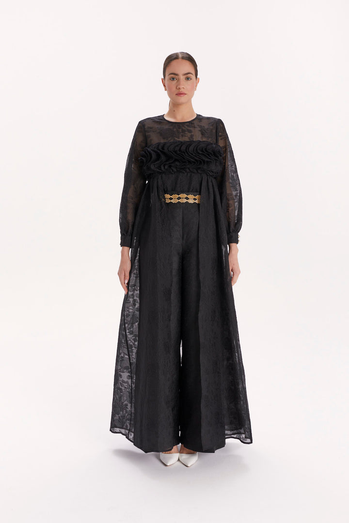 WIDE-LEG TAILORED TROUSERS