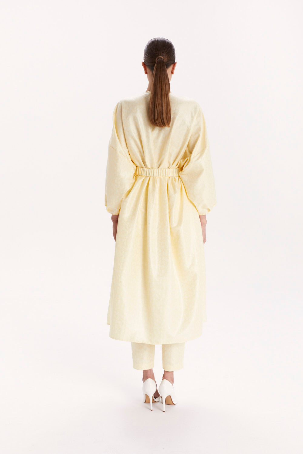 LONG BLOUSE WITH A BELT