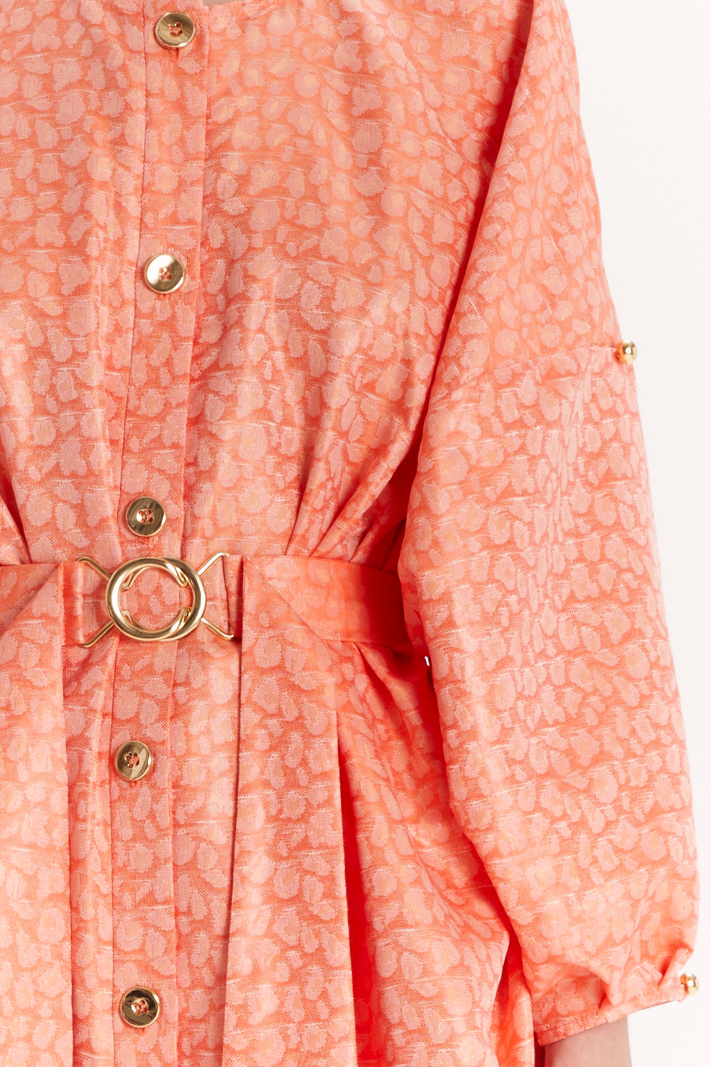 LONG BLOUSE WITH A BELT