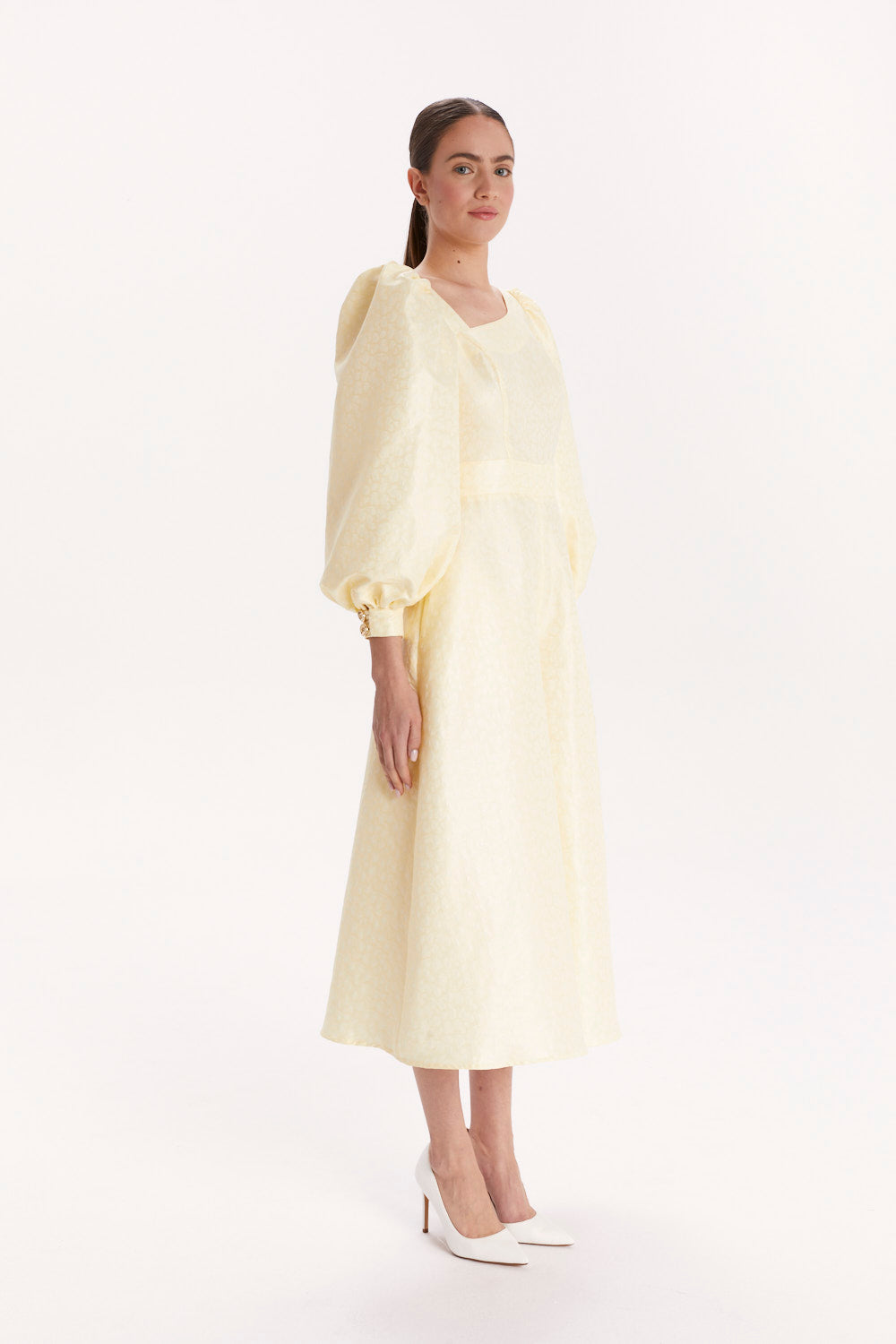JUMPSUIT WITH AN ASYMMETRICAL NECKLINE AND WIDE LEGS