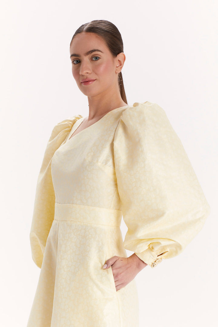 JUMPSUIT WITH AN ASYMMETRICAL NECKLINE AND WIDE LEGS