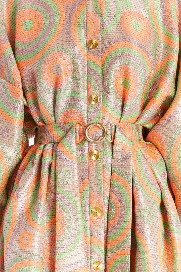 BUTTON-FRONT DRESS