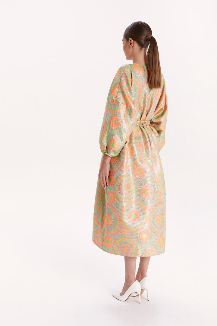 BUTTON-FRONT DRESS