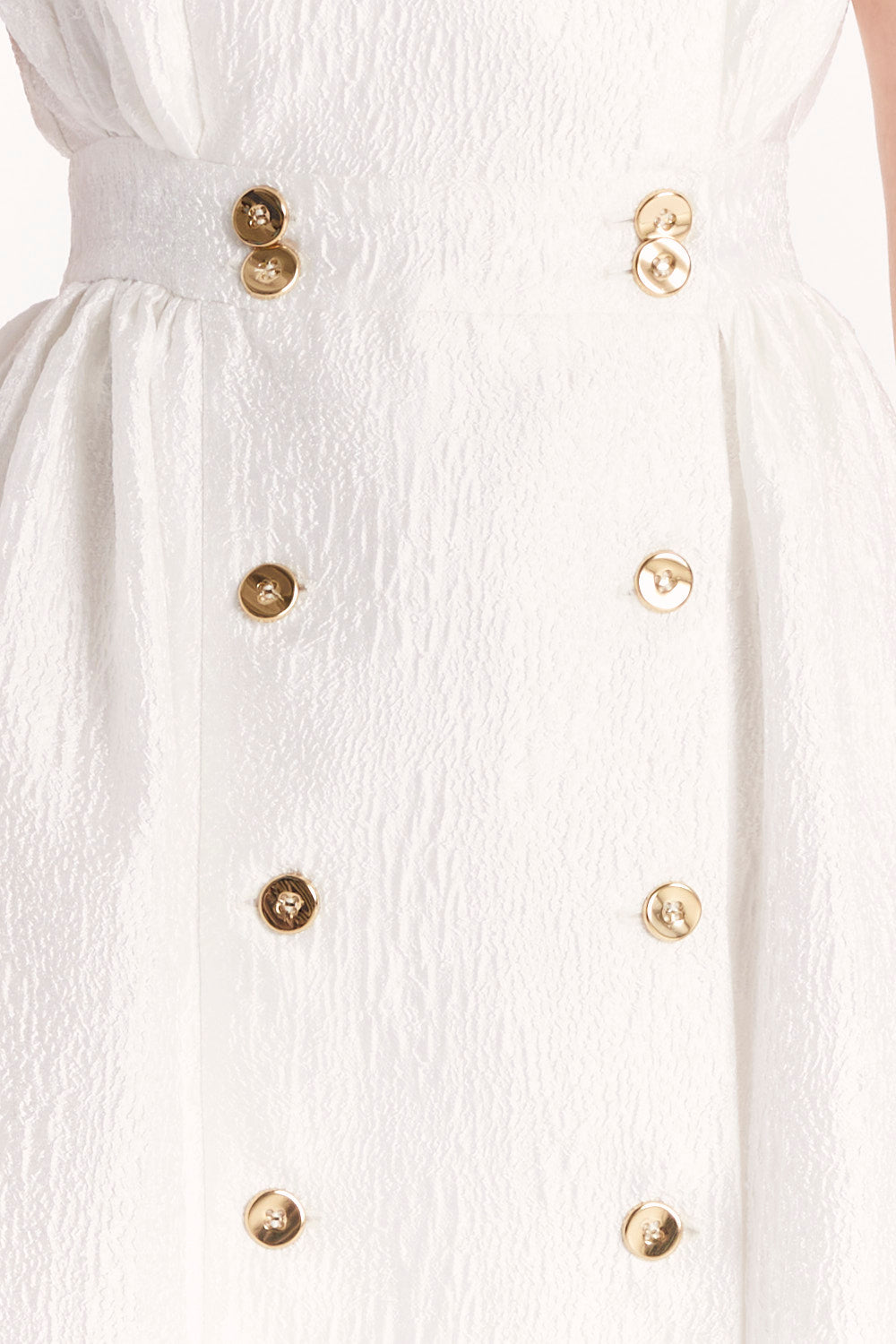 DOUBLE-BREASTED BUTTON-FRONT DRESS