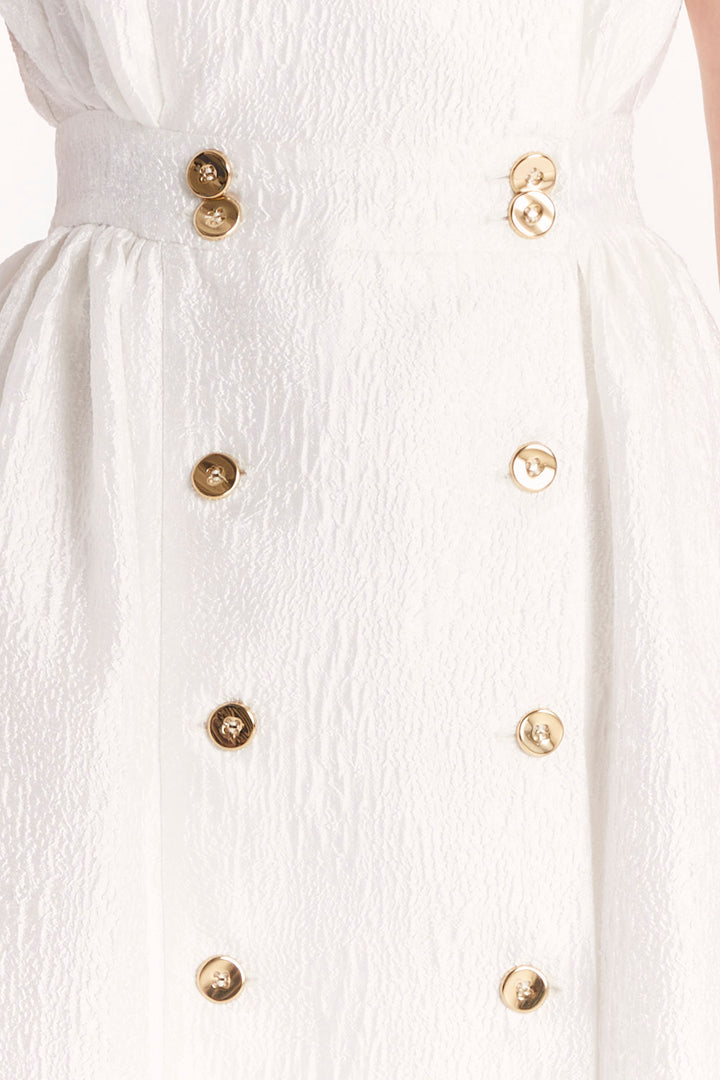 DOUBLE-BREASTED BUTTON-FRONT DRESS