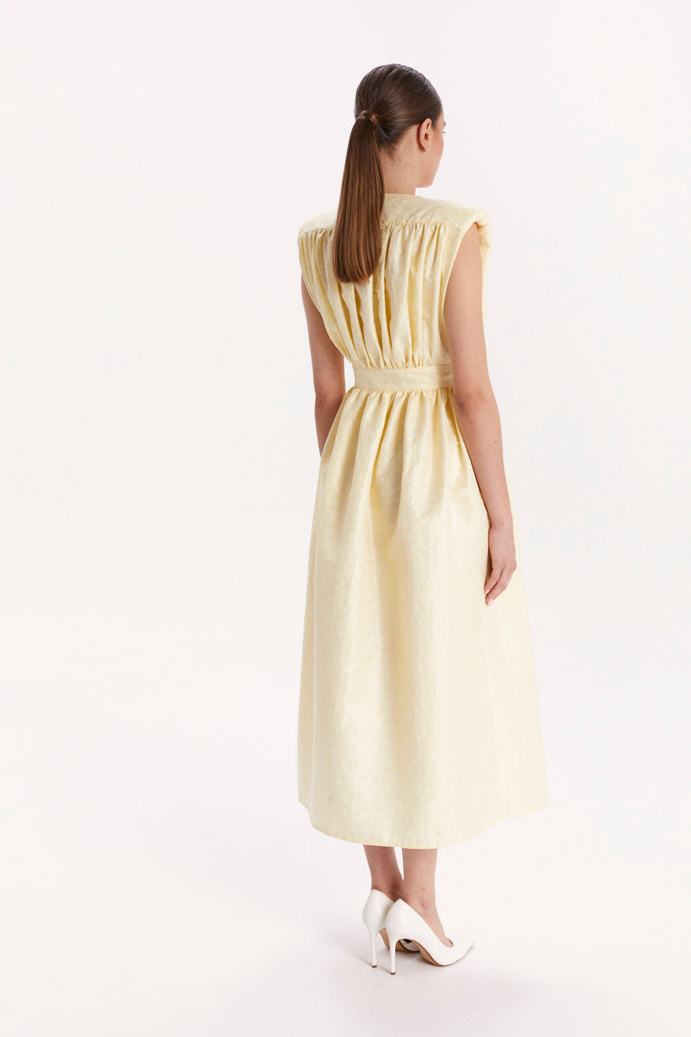 DOUBLE-BREASTED BUTTON-FRONT DRESS