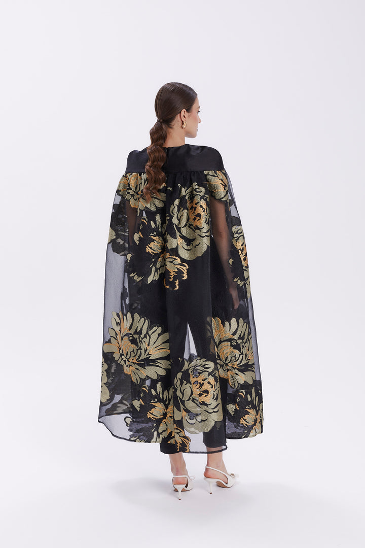 JUMPSUIT WITH CAPE