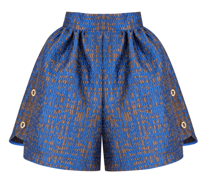 WIDE-LEG HIGH-WAISTED SHORTS