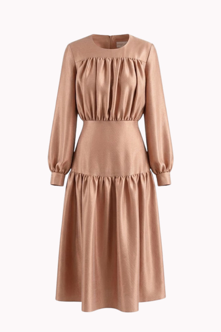 MILENE DRESS WITH LONG SLEEVES