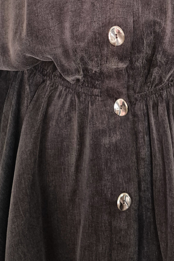 ELEGANT FAYE BLOUSE WITH A PEPLUM AND GATHERING AT THE WAIST