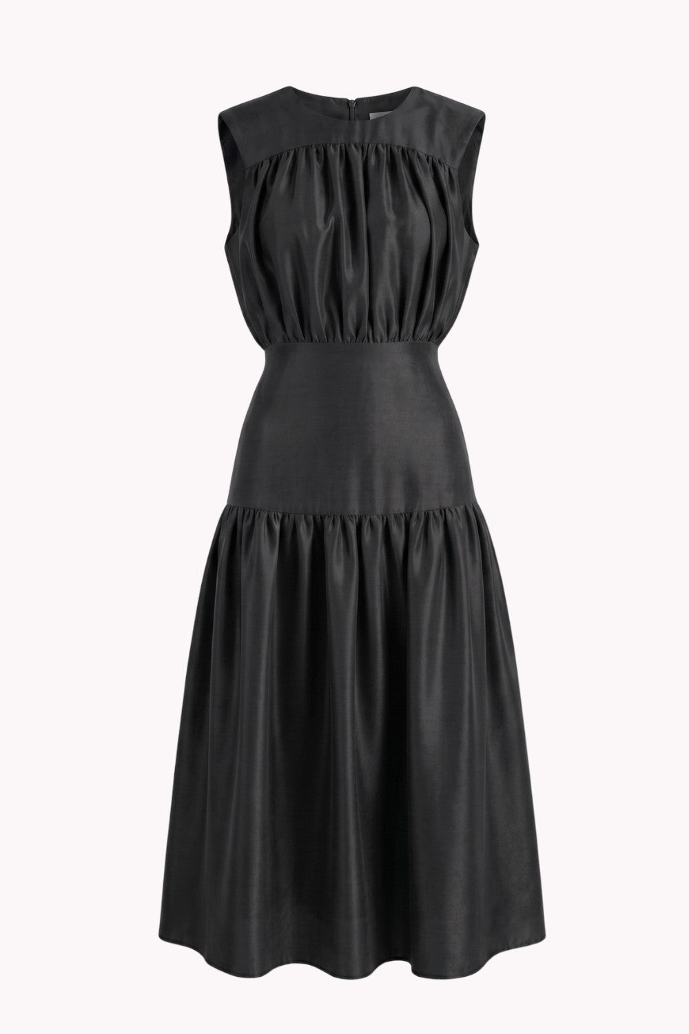 ROSALIND DRESS IN LYOCELL AND VISCOSE-BLEND FABRIC