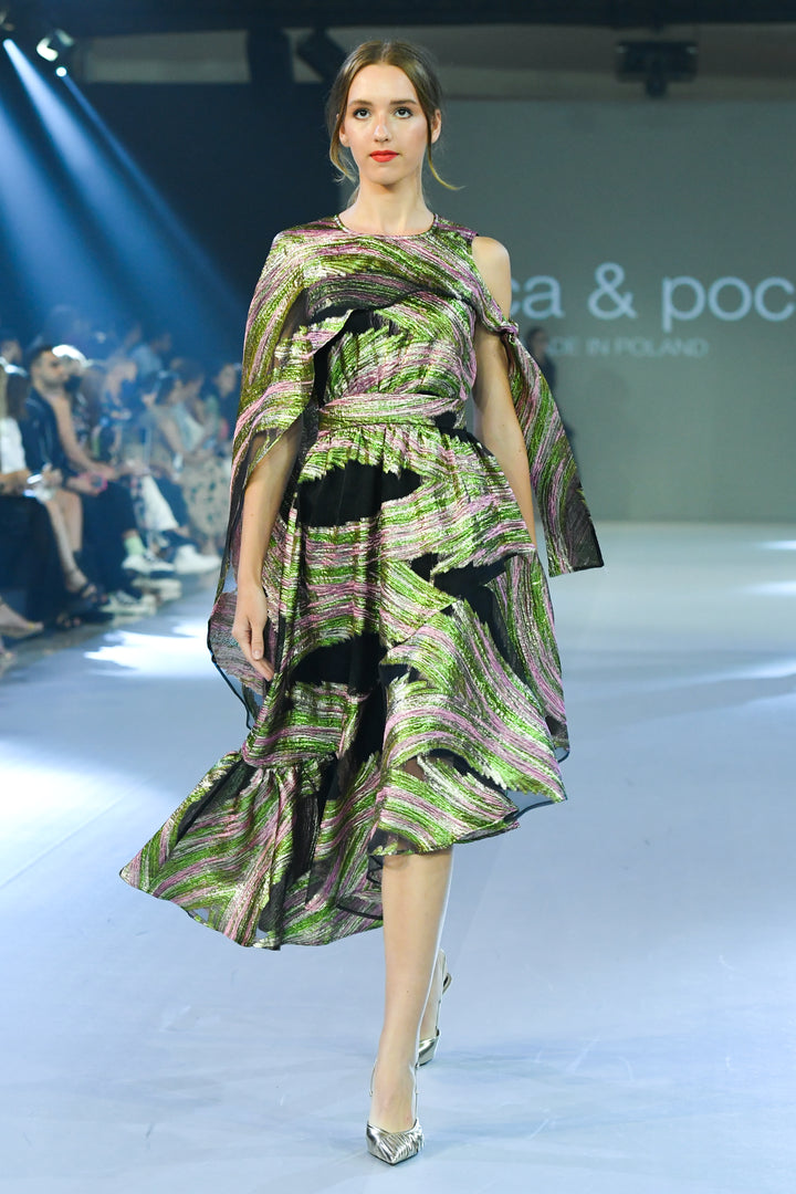 ASYMMETRICAL ONE-SHOULDER DRESS