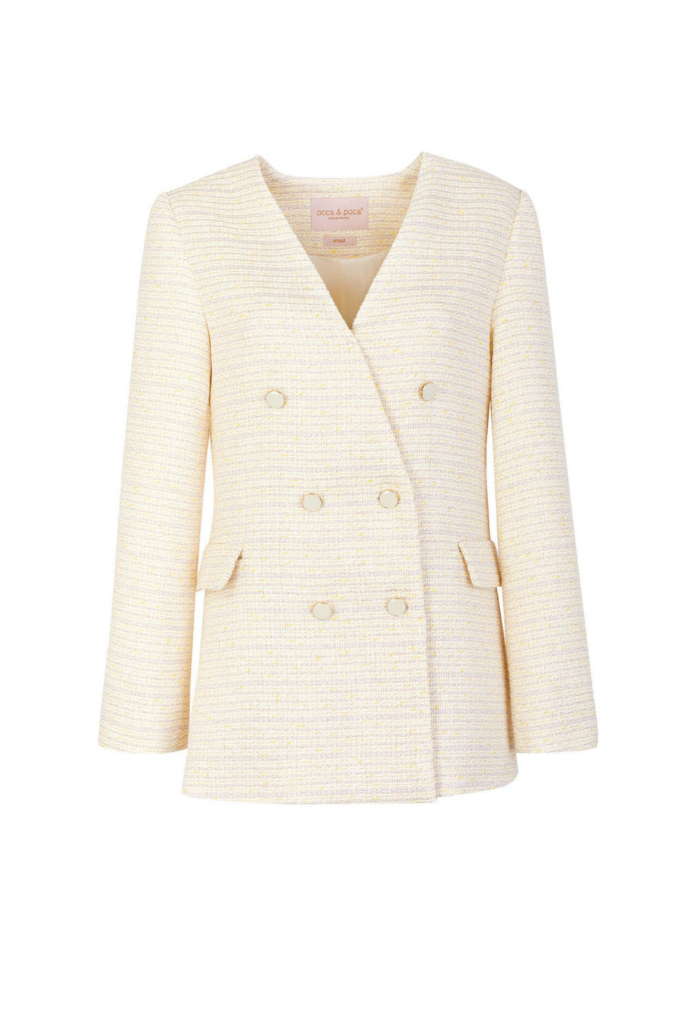 SIMONA DOUBLE-BREASTED TWEED JACKET
