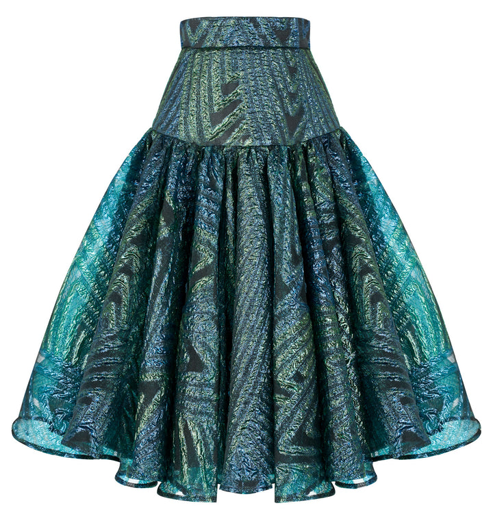 FLARED HIGH-WAISTED SKIRT