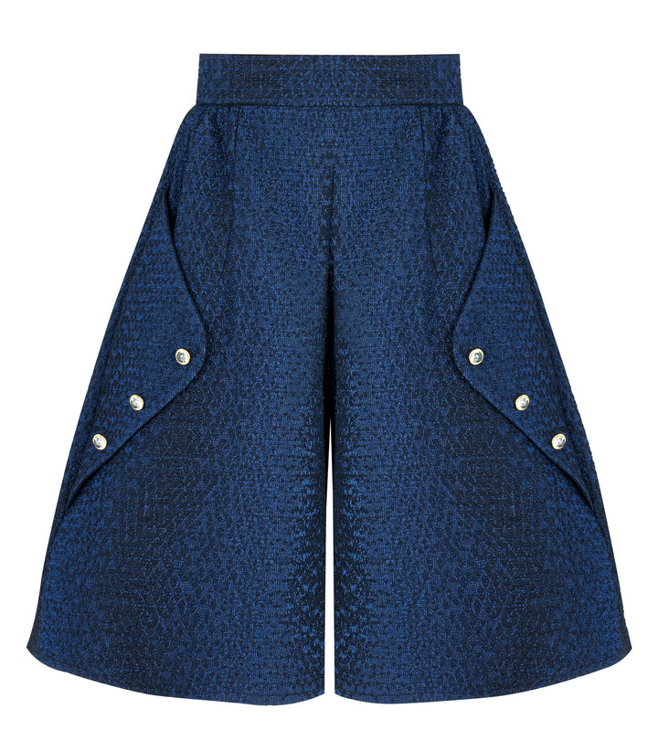 WIDE-LEG MID-CALF SHORTS