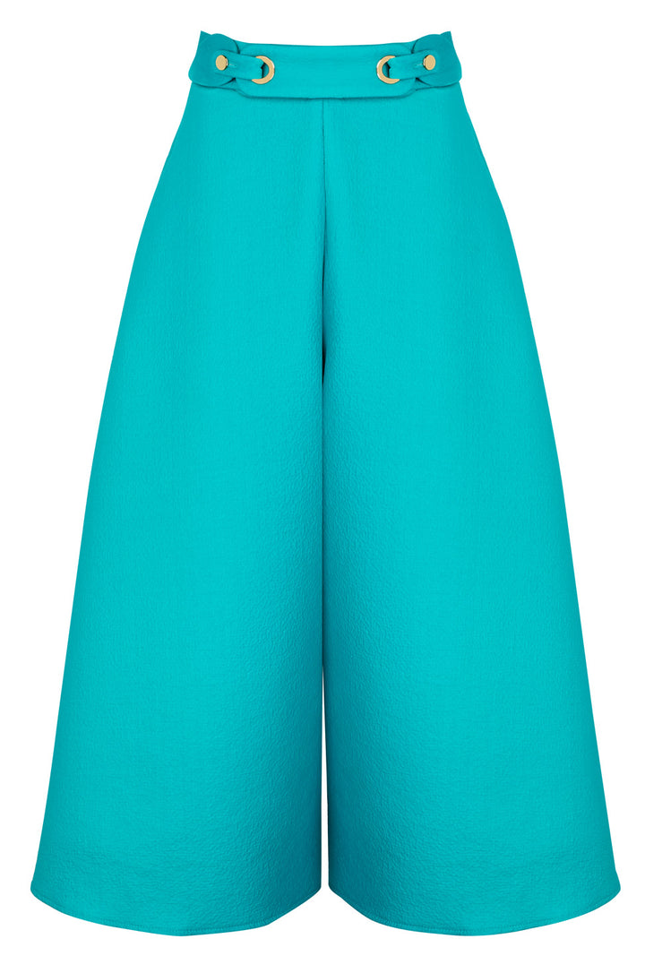 WIDE-LEG MID-CALF SHORTS