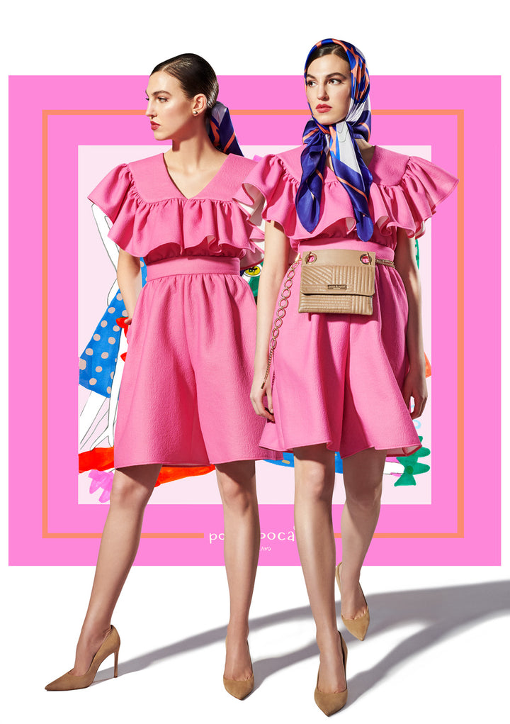 JUMPSUIT WITH SHORT, WIDE LEGS