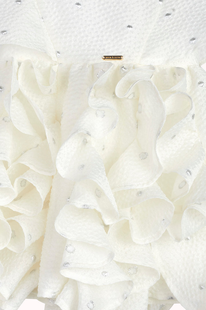 RUFFLED DRESS