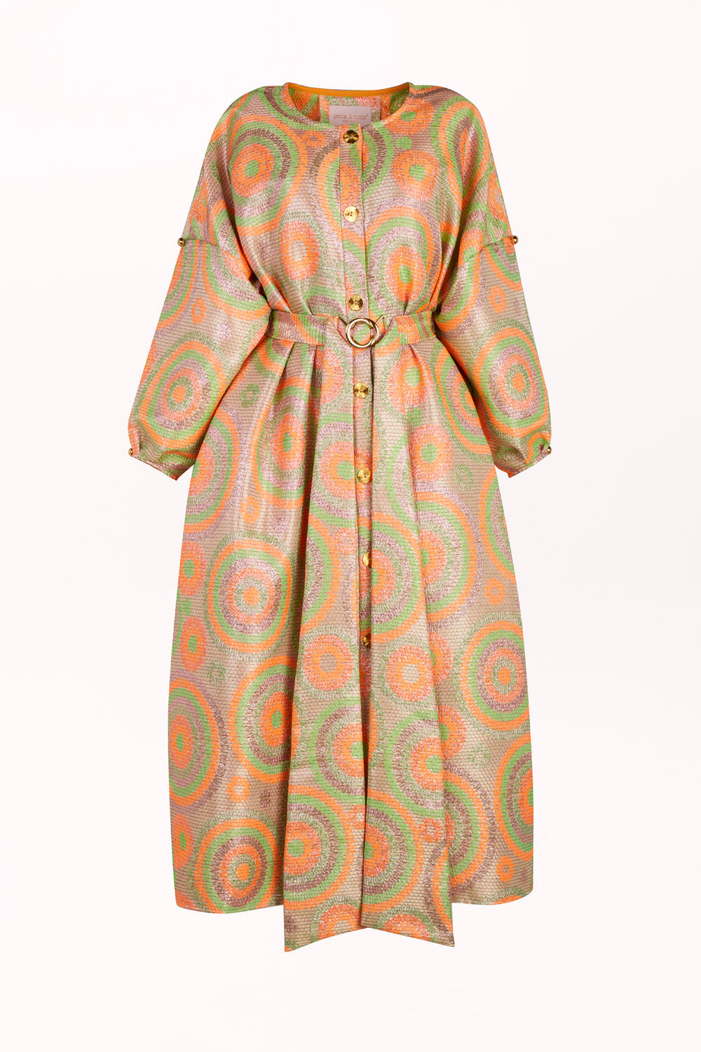 BUTTON-FRONT DRESS