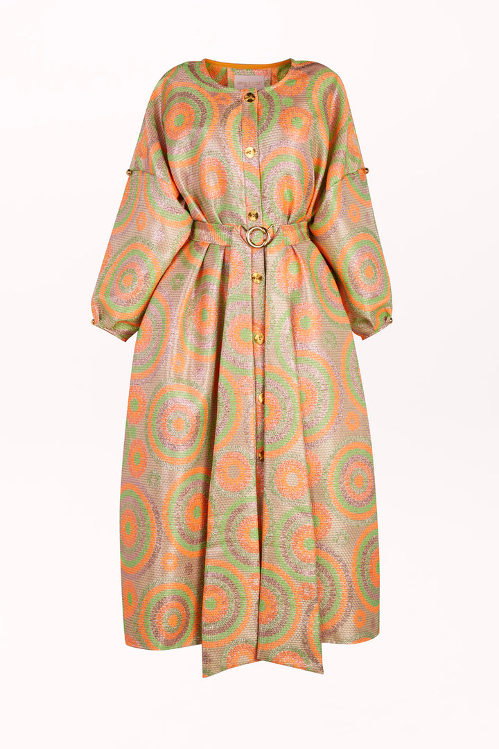 BUTTON-FRONT DRESS