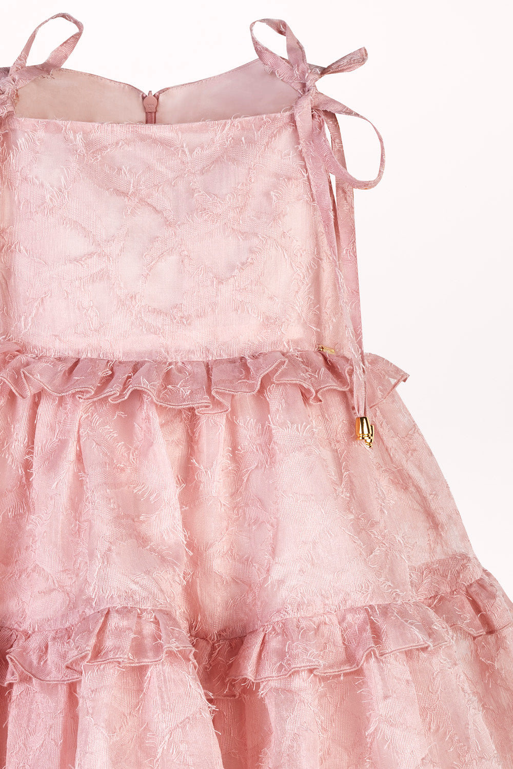 DRESS WITH BOW-TIE SHOULDER STRAPS