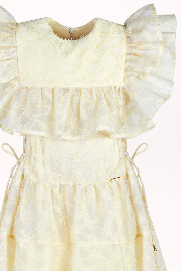 DRESS WITH SIDE LACING