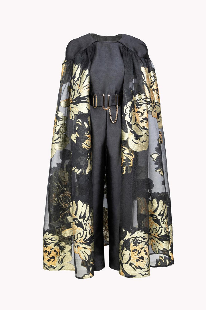 JUMPSUIT WITH CAPE