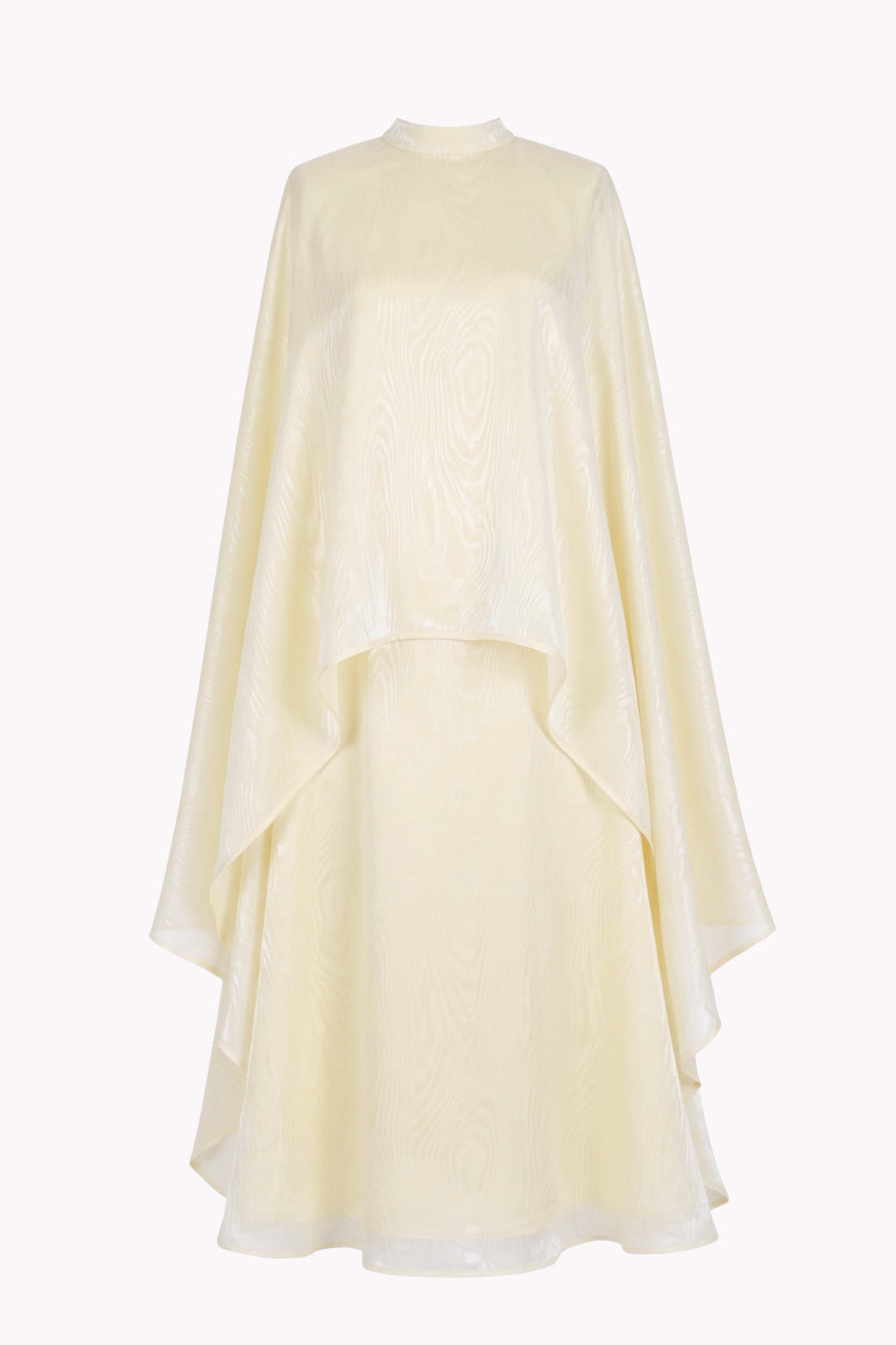MALVINE VISCOSE DRESS WITH A CAPE
