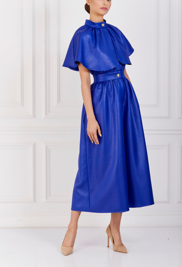 JUMPSUIT WITH WIDE LEGS AND A CAPE